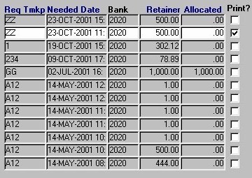 Trust Cheque Requisitions