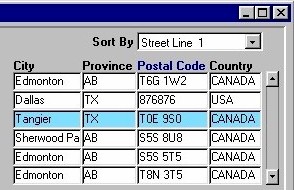 Maintaining Address Information