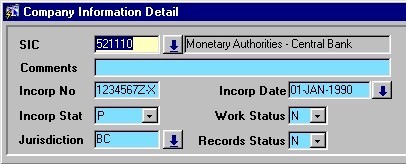 Maintaining Entity Info