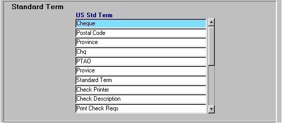 Maintaining Language Terms