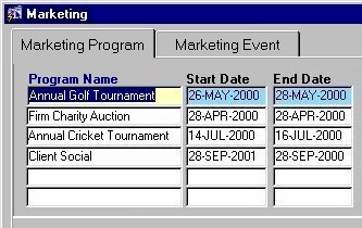 Marketing Programs