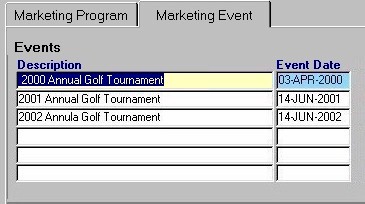 Marketing Events