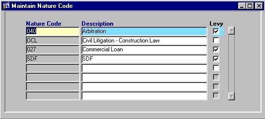 Maintaining Nature Codes