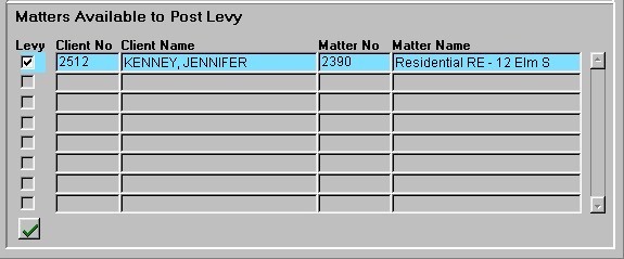 Posting Levies