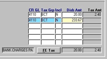 Post WIP Disbursements