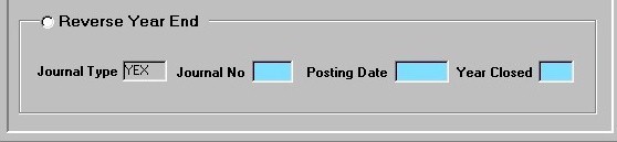 Year End Processing