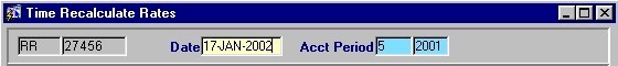 Recalculating Time Entries