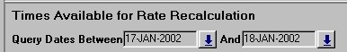 Recalculating Time Entries