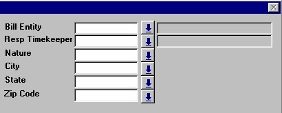 Filtering by Bill Entities
