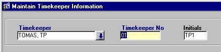 Timekeeper Info