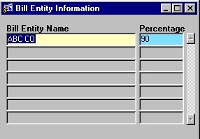 Tracking Prebills