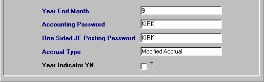 Maintaining GL Posting Parameters